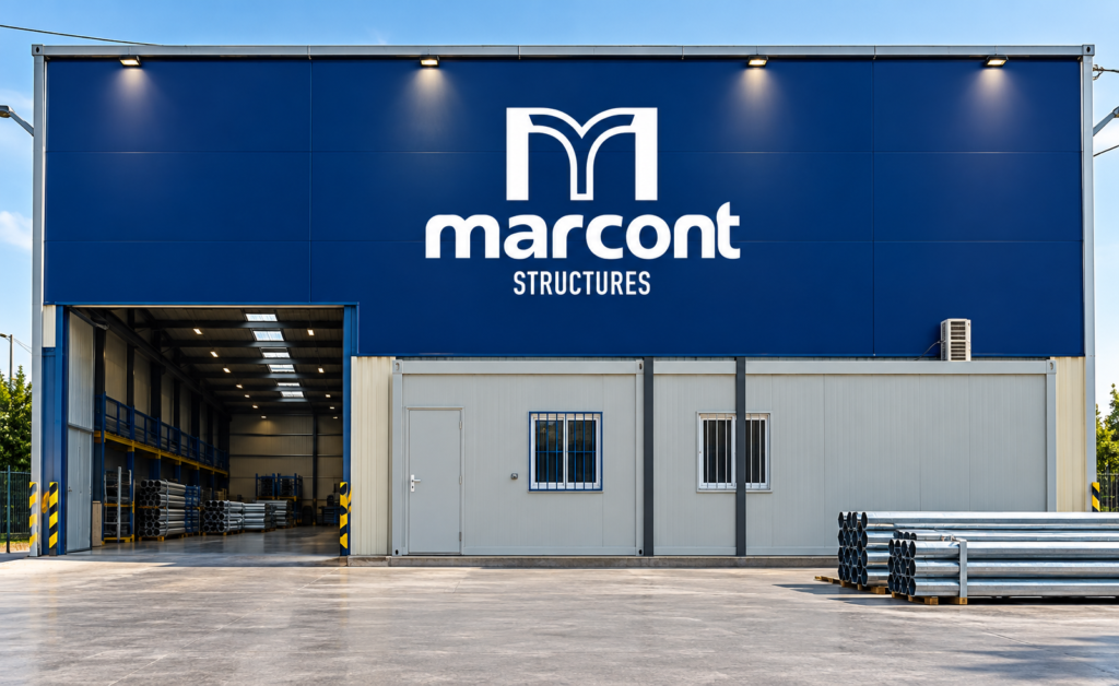 Façade du site Marcont Structures